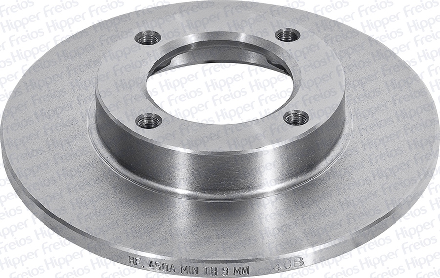 Disco de Freio Sólido sem Cubo - Hipper Freios - HF 450A - Par