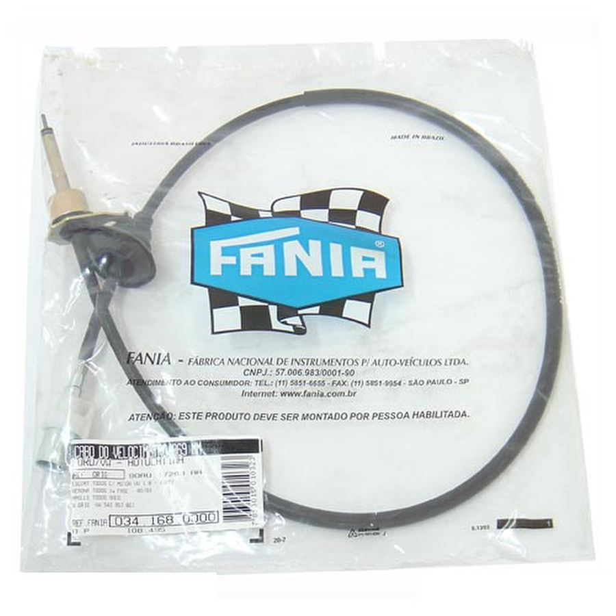 Cabo do Velocímetro - Fania - 34-168 - Unitário