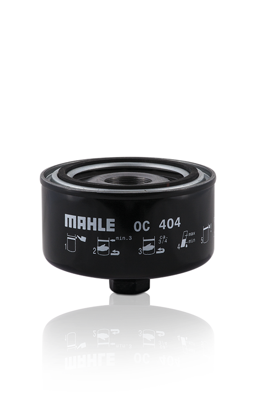 Filtro Blindado de Óleo - MAHLE - OC404 - Unitário