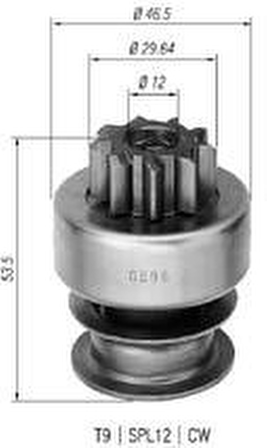 Impulsor de Partida do Motor de Arranque - Zen - 0896 - Unitário