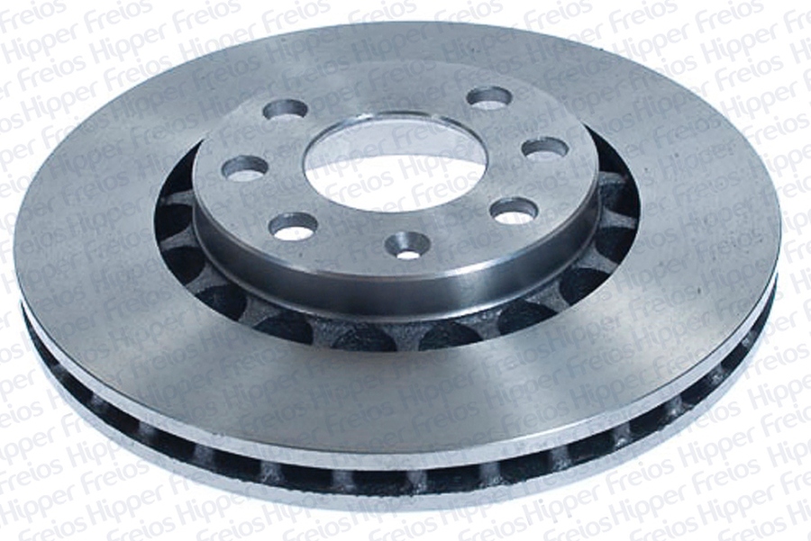 Disco de Freio Ventilado Sem Cubo Dianteiro 256mm 41mm 4 Furos - Hipper Freios - HF 25 - Unitário