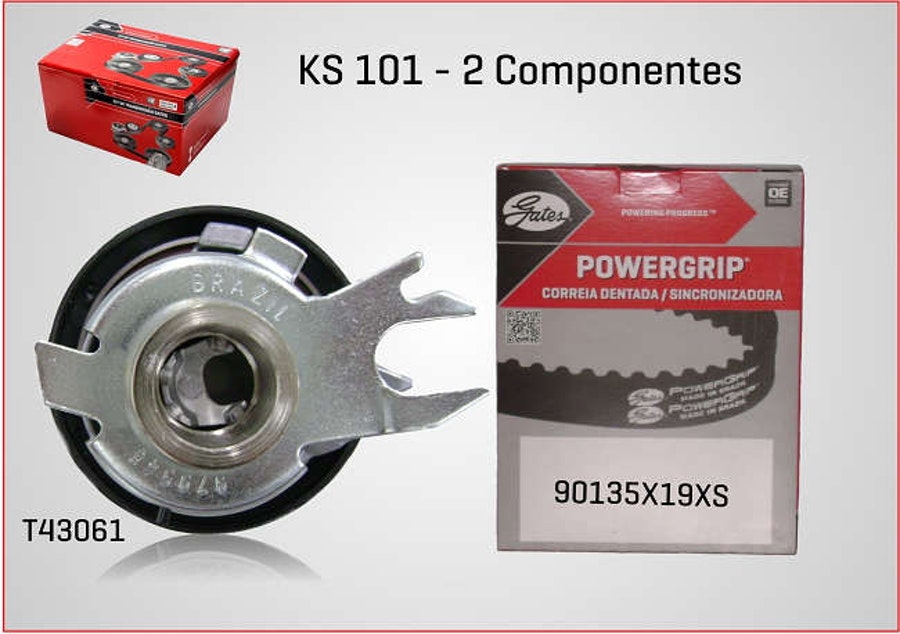 Kit de Correia Dentada - Gates - KS101 - Unitário