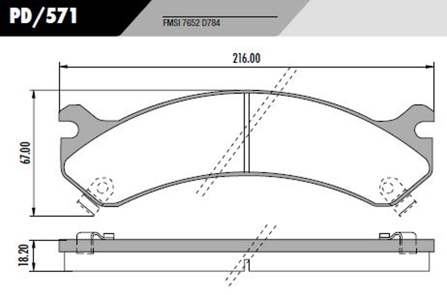 Pastilha de Freio - Fras-le - PD/571 - Jogo