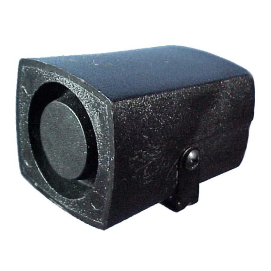 Sirene de Ré Piezoelétrica 24V 100dB Preta - Mini Sirene Piezoelétrica 24V Sinalizadora - DNI - DNI 4002 - Unitário