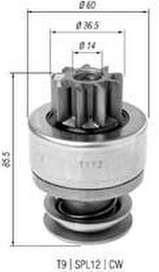 Impulsor de Partida do Motor de Arranque - Zen - 1112 - Unitário