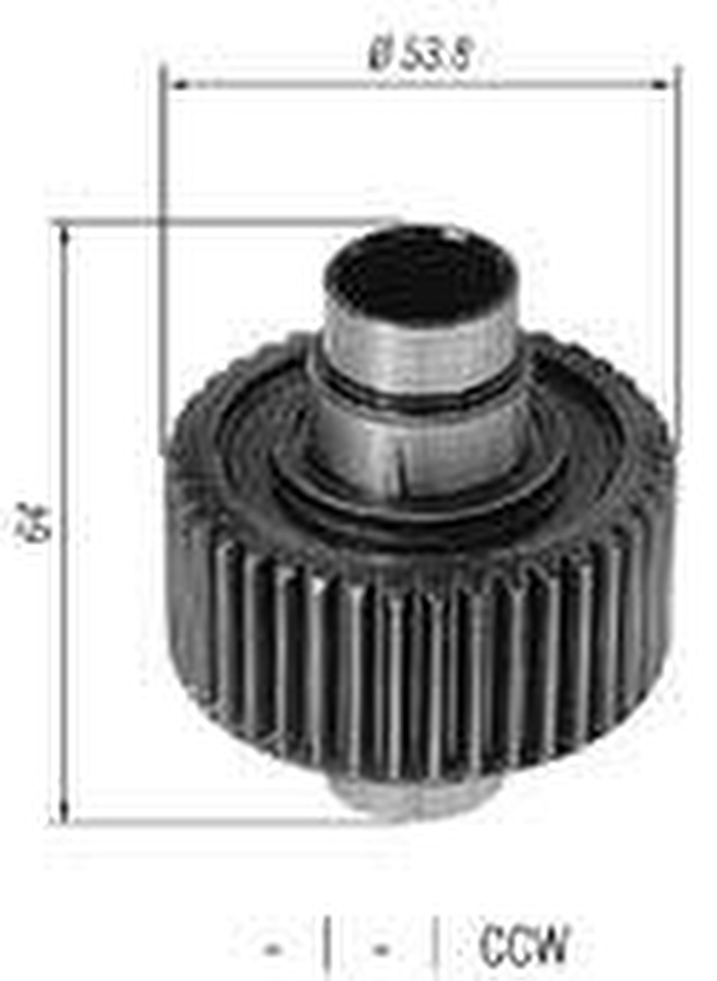 Impulsor de Partida do Motor de Arranque - Zen - 1215 - Unitário