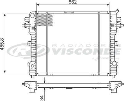 Radiador de Água - Visconde - 12563 - Unitário