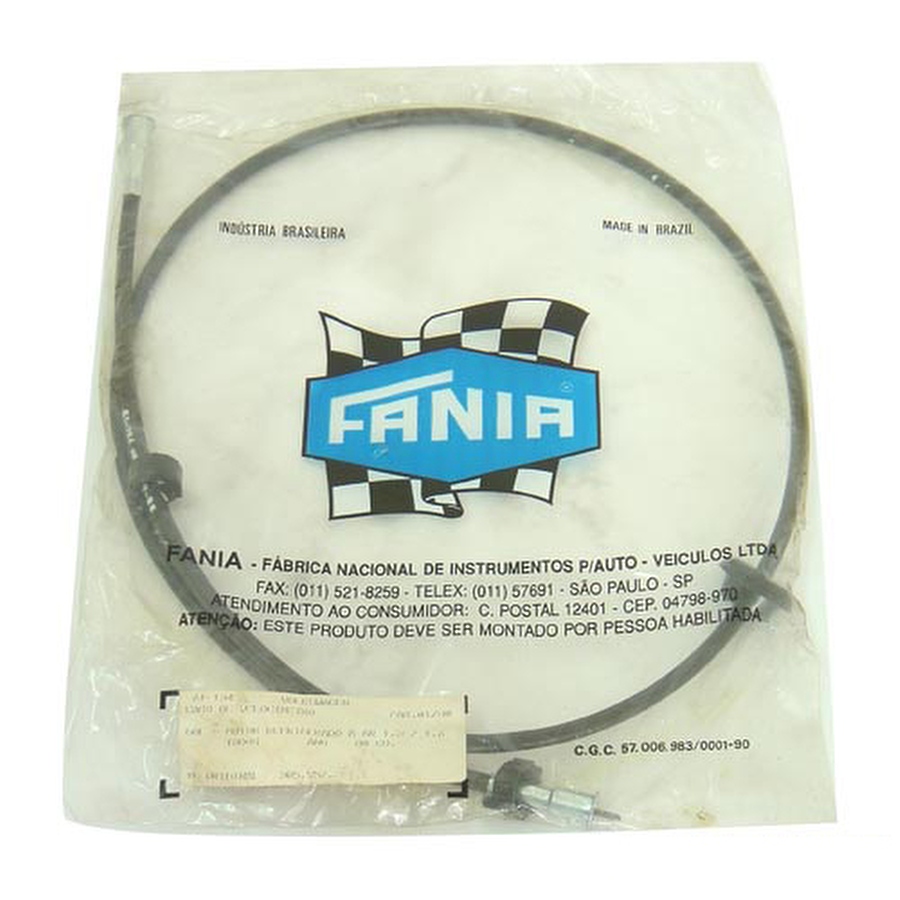 Cabo do Velocímetro - Fania - 61-134 - Unitário