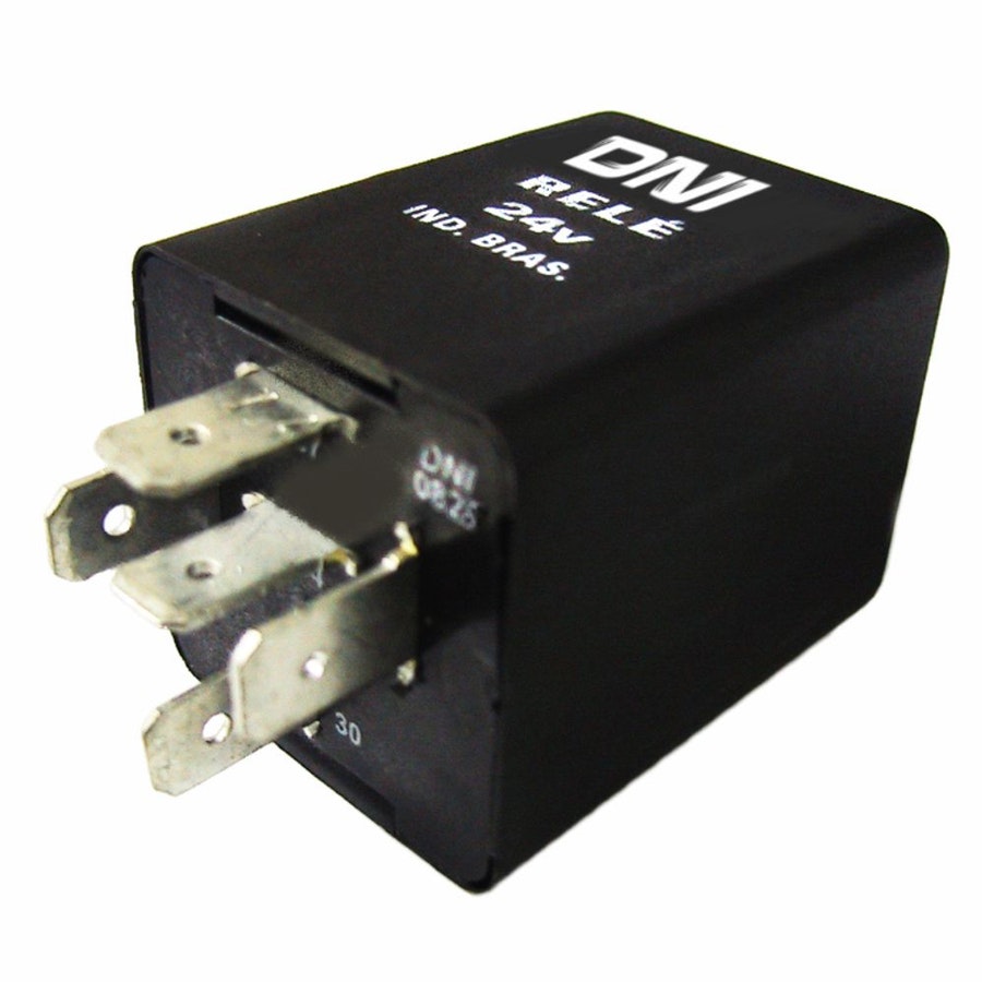 Relé de Controle de Rotação do Motor Mercedes-Benz 3845457124 / 3885457024 - 24V 5 Terminais - DNI - DNI 0826 - Unitário