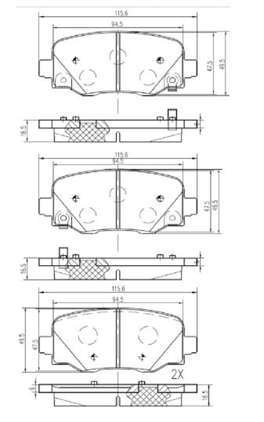 Pastilha de freio - Fras-le - PD/1496 - Jogo
