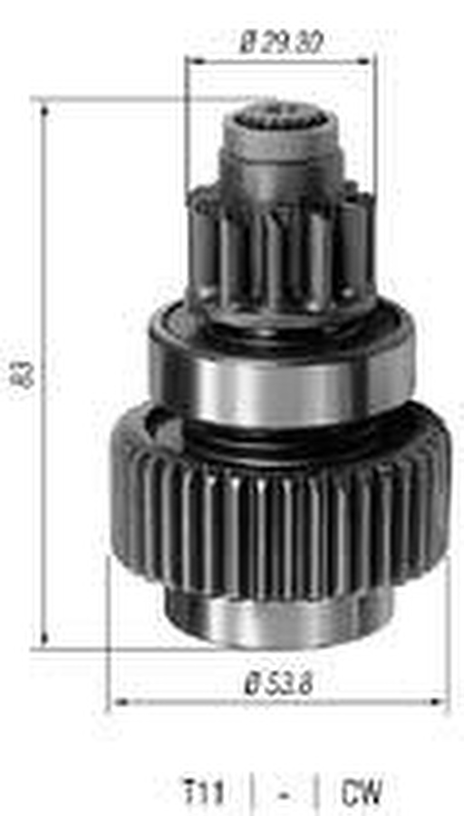 Impulsor de Partida do Motor de Arranque - Zen - 0750 - Unitário