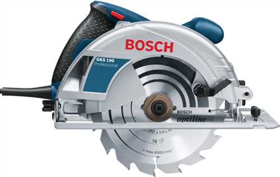 Serra Circular 7.1/4" 1200W GKS 190 Profissional - Bosch Equipamentos - 06016230D0 - Unitário