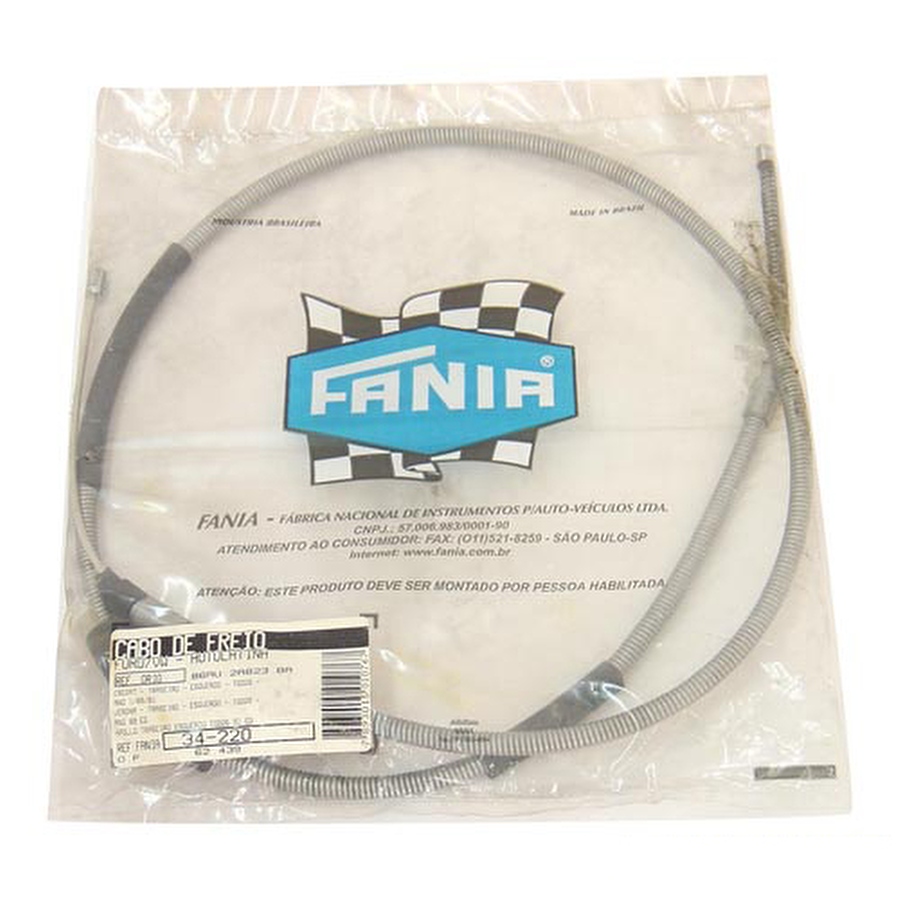 Cabo do Freio de Mão - Fania - 34-220 - Unitário