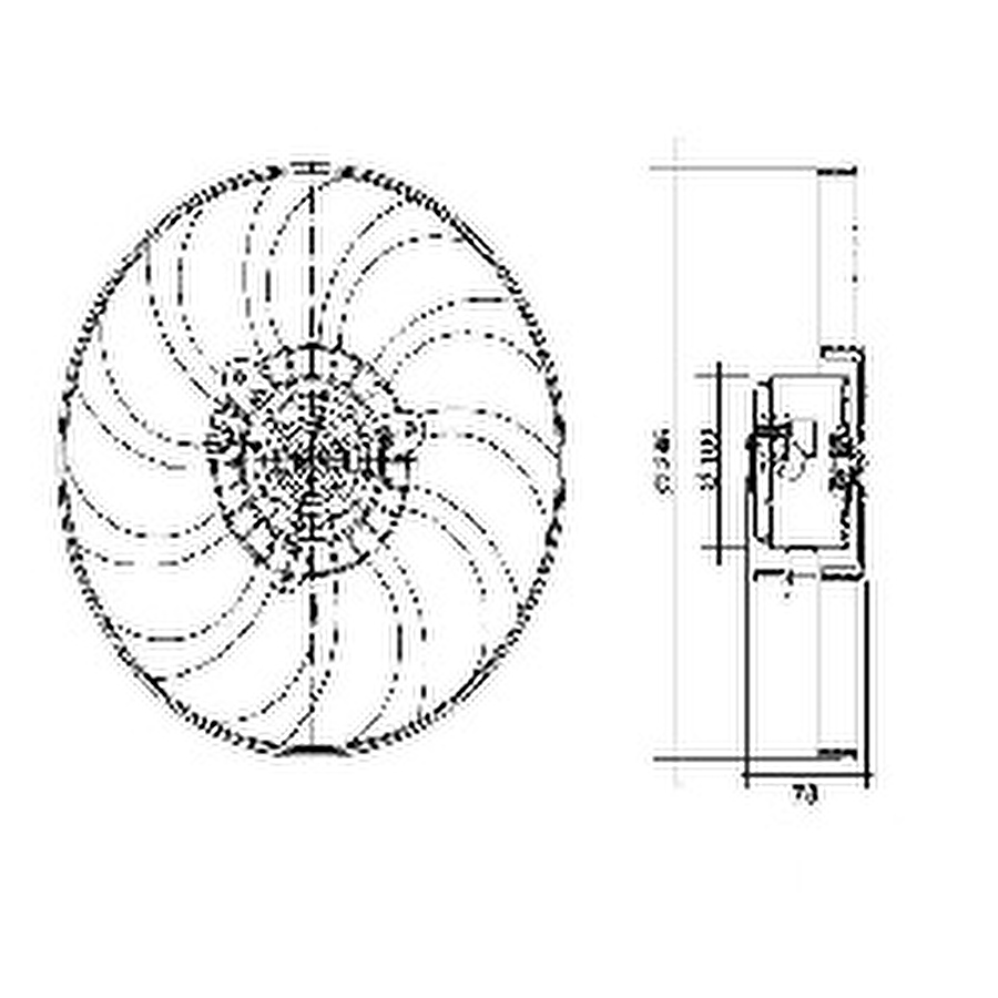 Eletroventilador - Valeo - 4EV012A - Unitário
