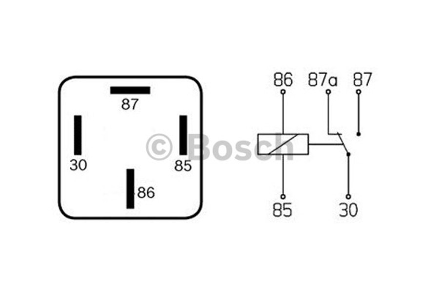Relé De Contato 12V - Bosch - 0332019157 - Unitário