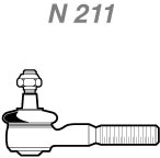 Terminal de Direção - Nakata - N 211 - Unitário