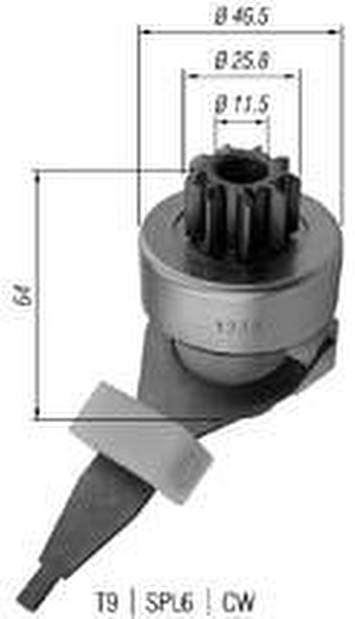 Impulsor de Partida do Motor de Arranque - Zen - 1333 - Unitário