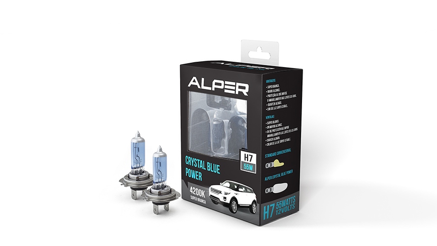 Lâmpada Super Branca H7 - Alper - 17114 - Unitário
