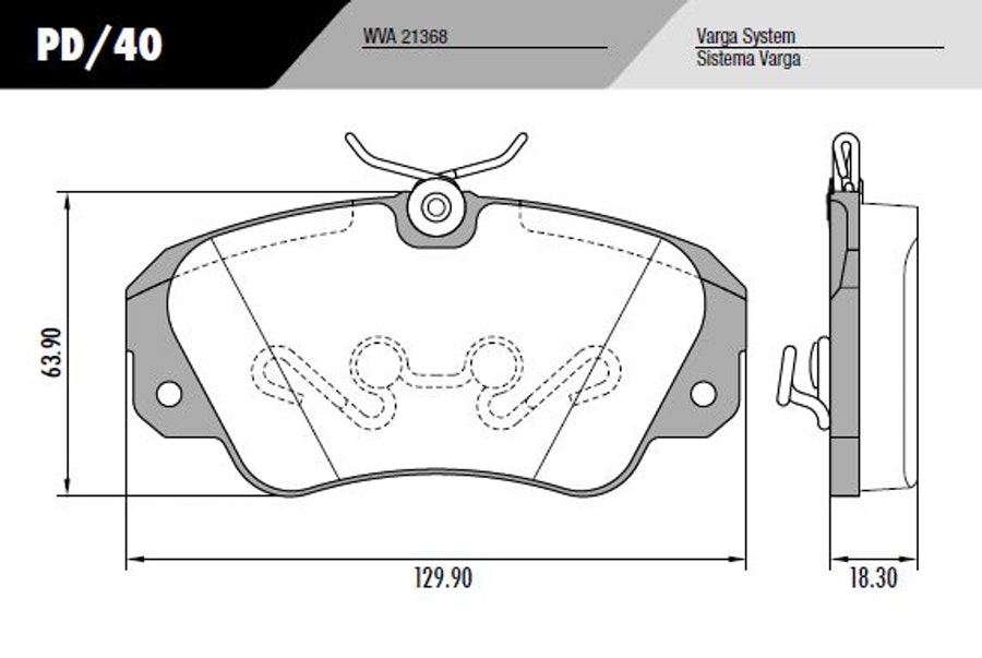 Pastilha de Freio - Fras-le - PD/40 - Jogo