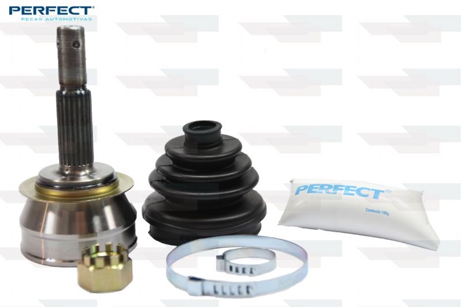 Kit de Junta Homocinética Dianteira Automotiva Com Trizeta e Tulipa - Perfect - KJH9700 - Unitário