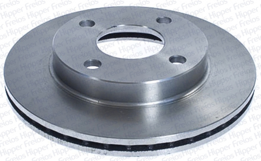 Disco de Freio Ventilado Dianteiro Sem Cubo 239,5mm 4 Furos - Hipper Freios - HF 14A - Unitário