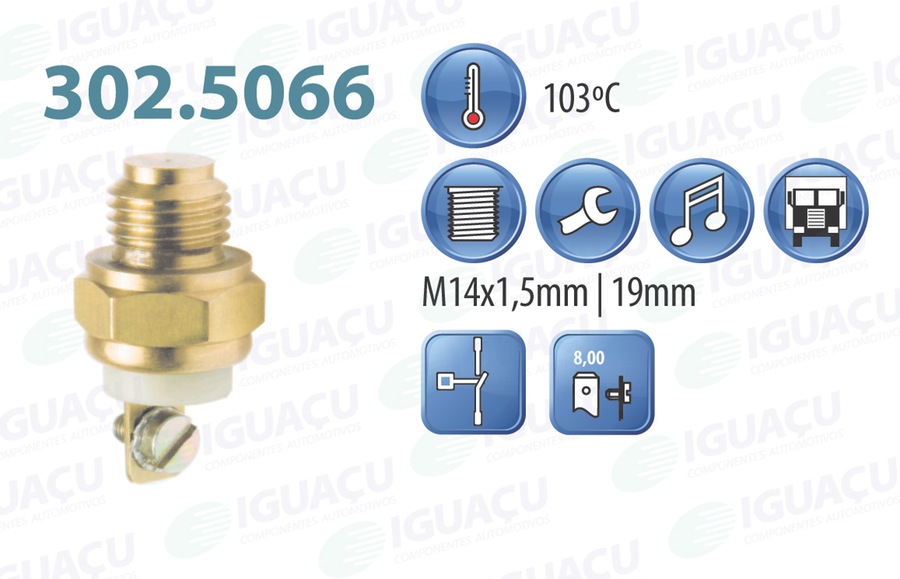 Interruptor Térmico - Iguaçu - 302.5066-103 - Unitário