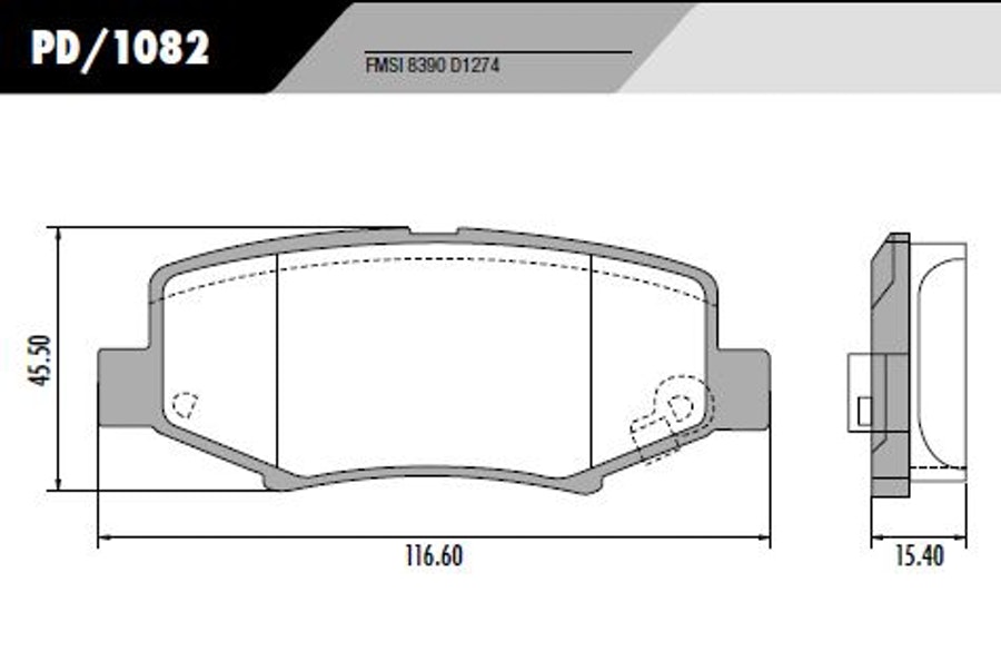 Pastilha de Freio - Fras-le - PD/1082 - Jogo