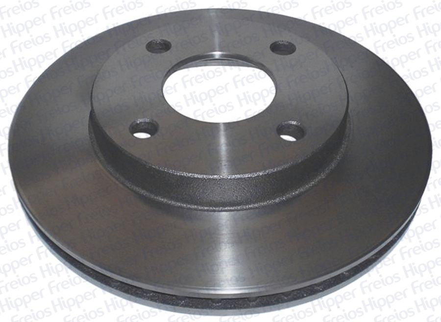 Disco de Freio Ventilado Sem Cubo Dianteiro 260mm 44mm 4 Furos - Hipper Freios - HF 613 - Par