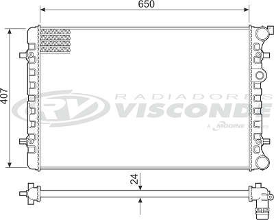 Radiador de Água - Visconde - 12514 - Unitário