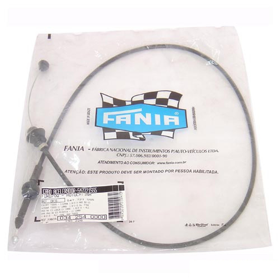 Cabo do Acelerador - Fania - 34-254 - Unitário