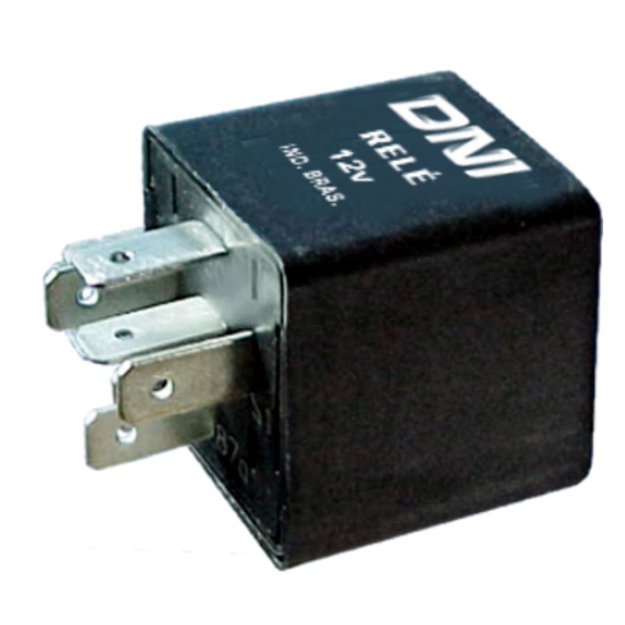 Relé de Pisca com Aviso No Painel Ford - 12V 5 Terminais - DNI - DNI 1110 - Unitário