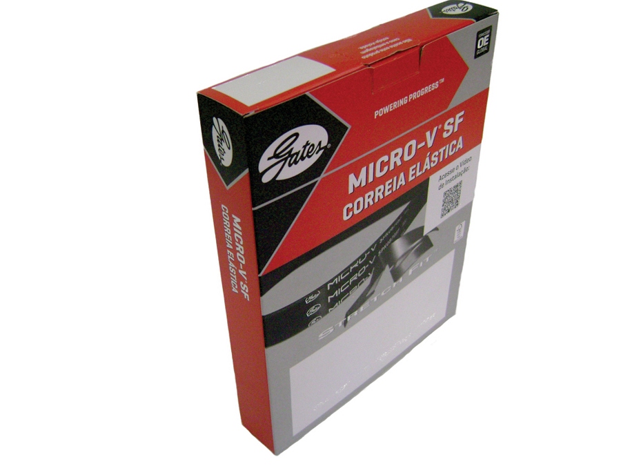 Correia de Acessórios Micro-V® Elástica - Gates - 4PK0874SF - Unitário