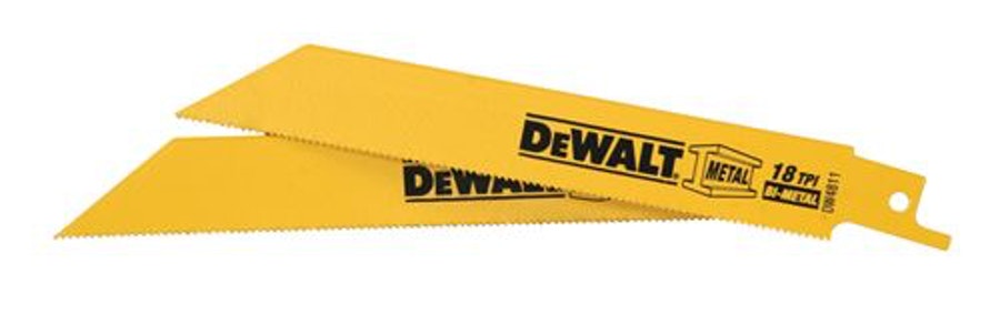 Lâmina Serra Sabre 150mm 18 Dentes para Metal com 2 Peças - DeWalt - DW4811-2 - Unitário