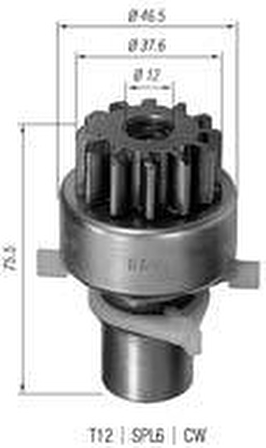 Impulsor de Partida do Motor de Arranque - Zen - 0049 - Unitário