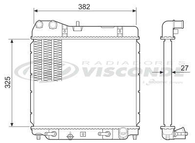 Radiador de Água - Visconde - 12599 - Unitário