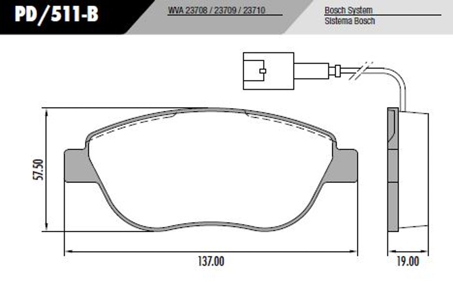 Pastilha de Freio - Fras-le - PD/511-B - Jogo