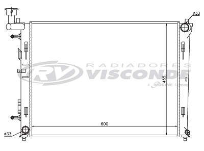 Radiador de Água - Visconde - 11101 - Unitário