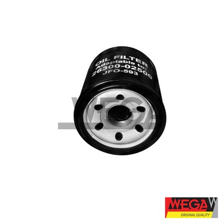 Filtro Blindado de Óleo - Brida Cóncava - Wega - JFO593 - Unitário