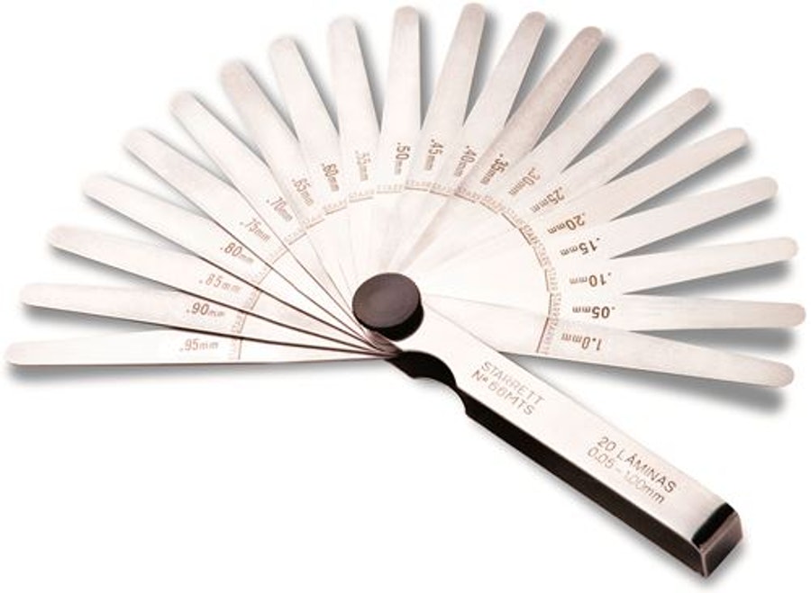 Calibre Folga 0,05-1,0mm 20L 66mc - Starrett - 66MC - Unitário