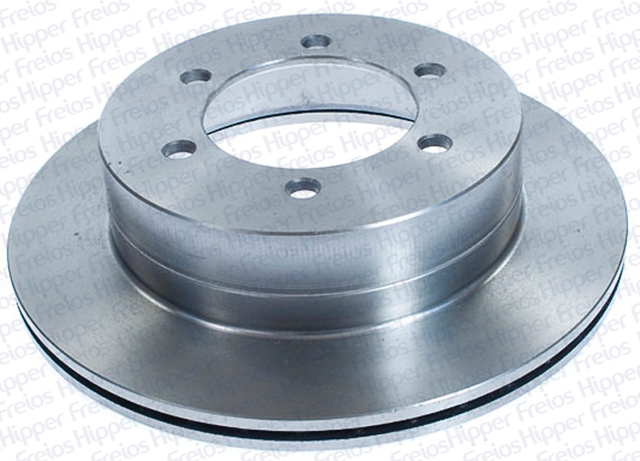 Disco de Freio Ventilado Dianteiro Sem Cubo 320mm 6 Furos 77,1mm Altura - Hipper Freios - HF 481 - Par