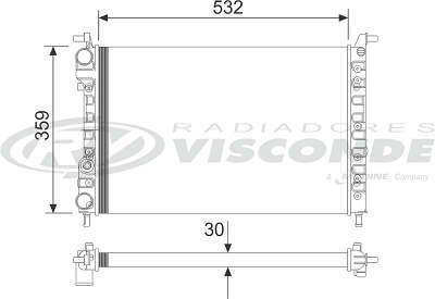 Radiador de Água - Visconde - 12209 - Unitário