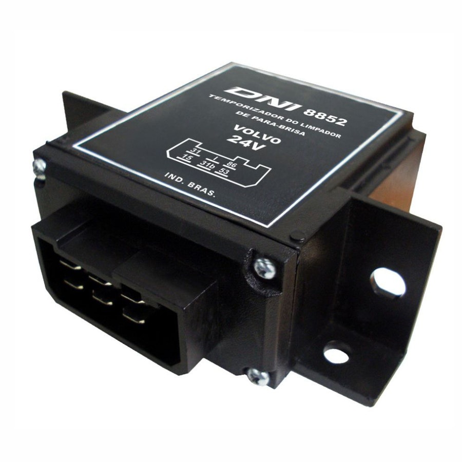 Relé Limpador de Para-Brisa Volvo Linhas N / Nl 8- 121768
- 24V 6 Terminais - DNI - DNI 8852 - Unitário