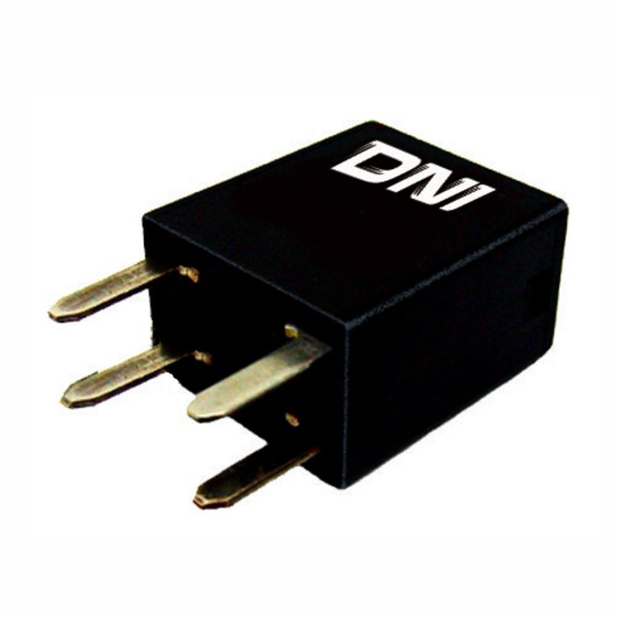 Míni Relé Auxiliar Gm / Hyundai / Kia / Chrysler / Navistar - 40A 12V 4 Terminais Agulha - DNI - DNI 8123 - Unitário