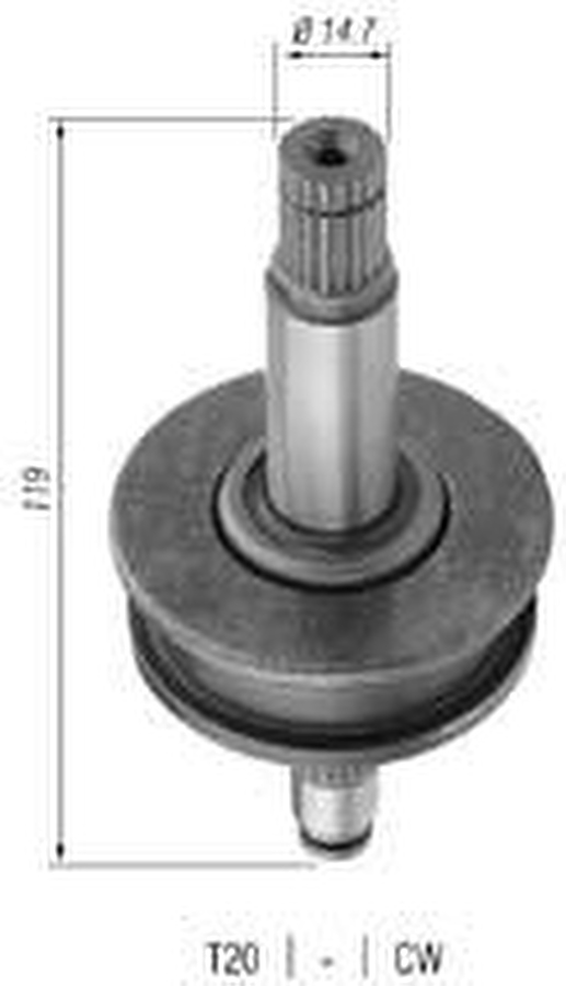 Impulsor de Partida do Motor de Arranque - Zen - 1047 - Unitário