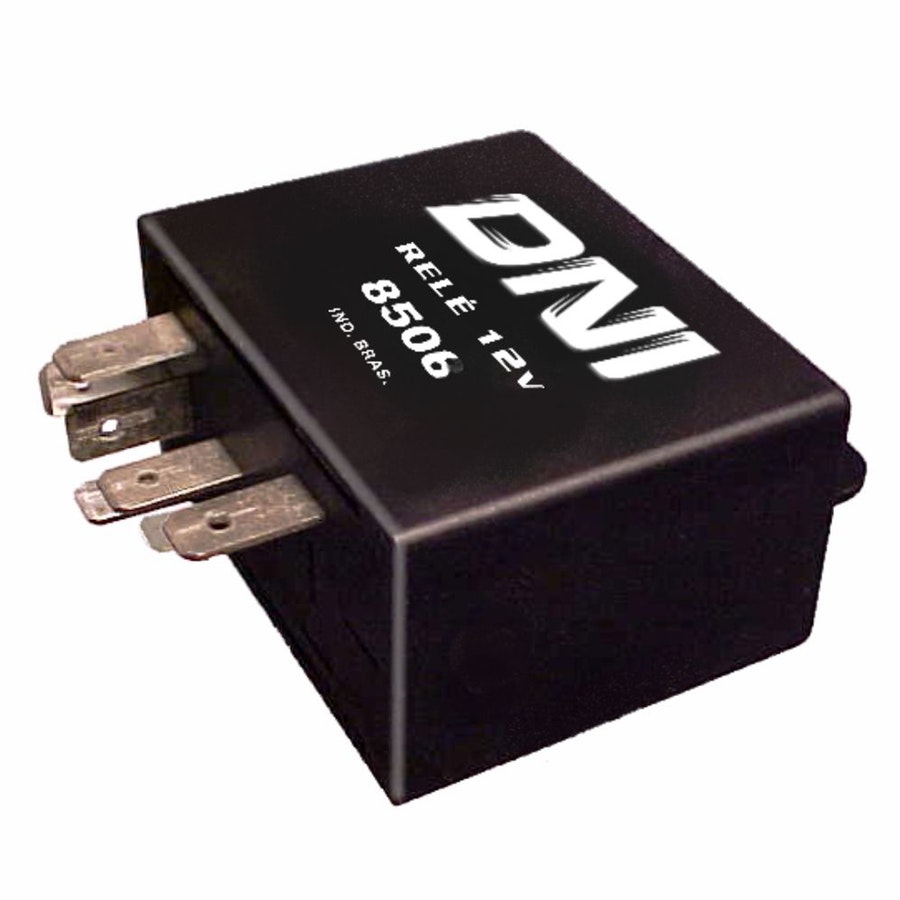 Relé para Travas Elétricas das Portas Dianteiras Fiat 7544351 / 7523865 - 12V 6 Terminais - DNI - DNI 8506 - Unitário