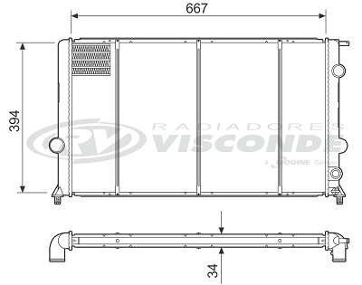 Radiador de Água - Visconde - 19225 - Unitário