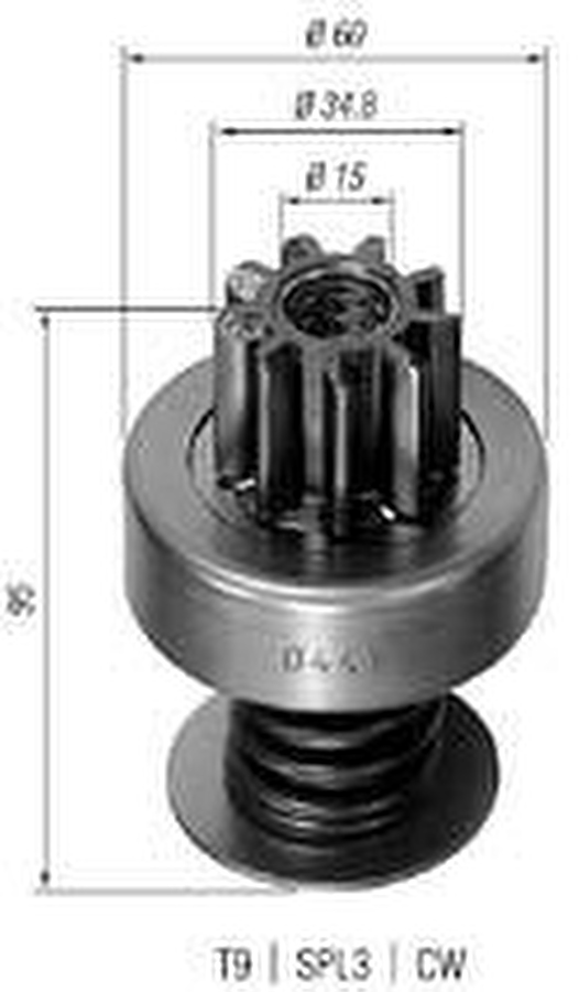 Impulsor de Partida do Motor de Arranque - Zen - 0441 - Unitário