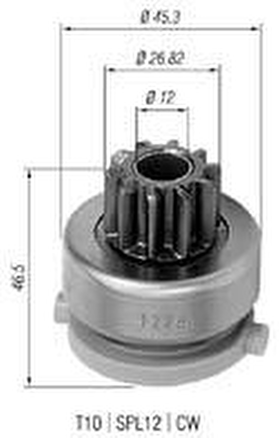 Impulsor de Partida do Motor de Arranque - Zen - 1228 - Unitário