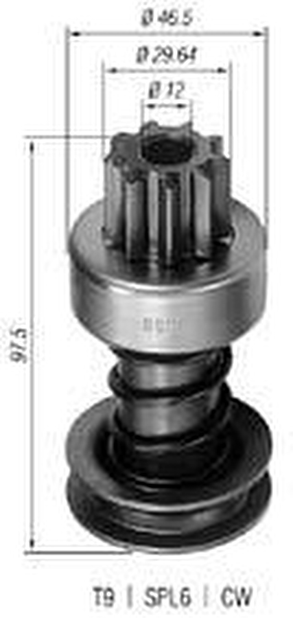 Impulsor de Partida do Motor de Arranque - Zen - 0086 - Unitário