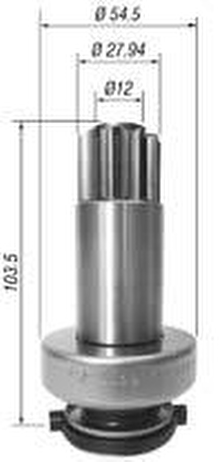 Impulsor de Partida do Motor de Arranque - Zen - 1655 - Unitário